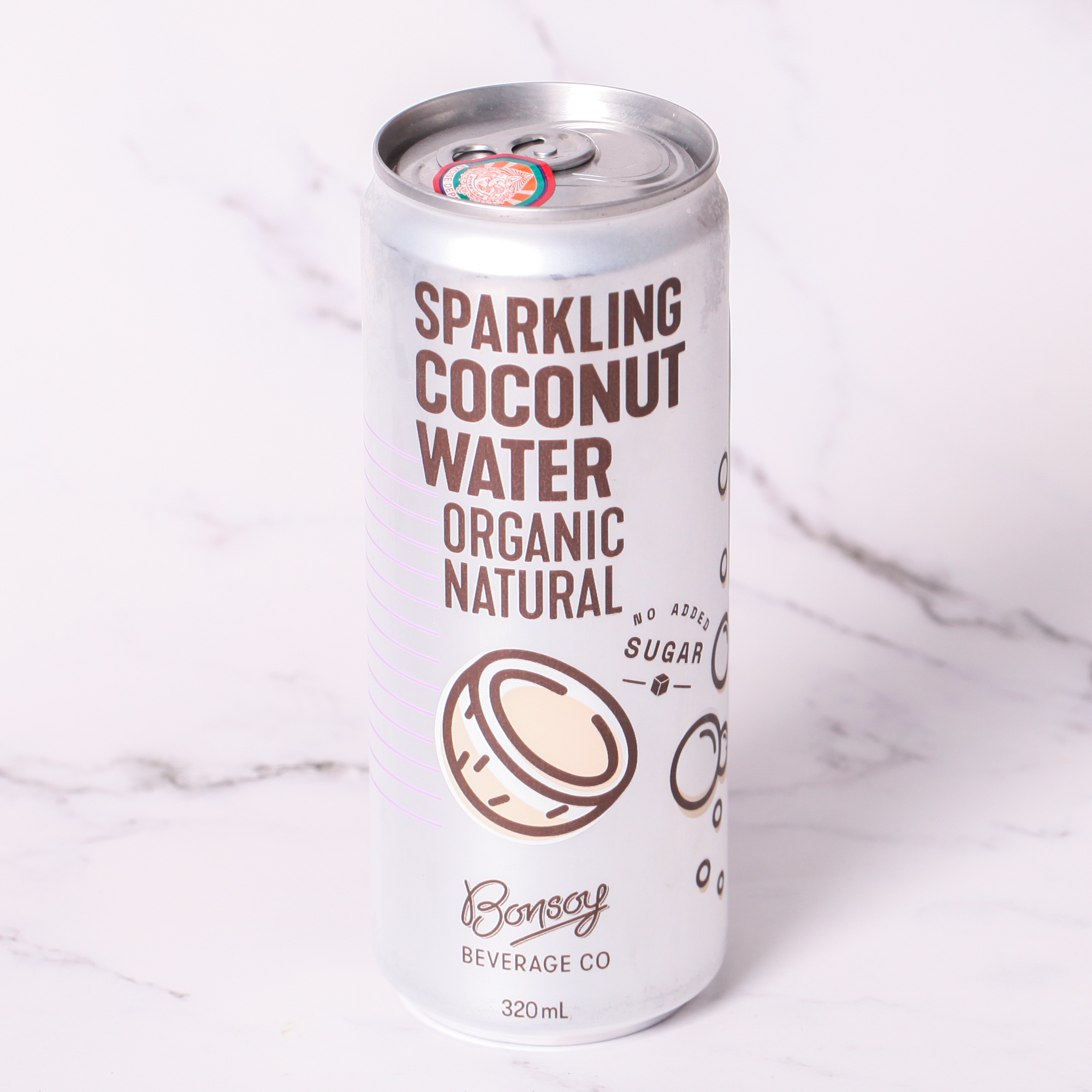 Organic Sparkling Coconut Water - Bonsoy